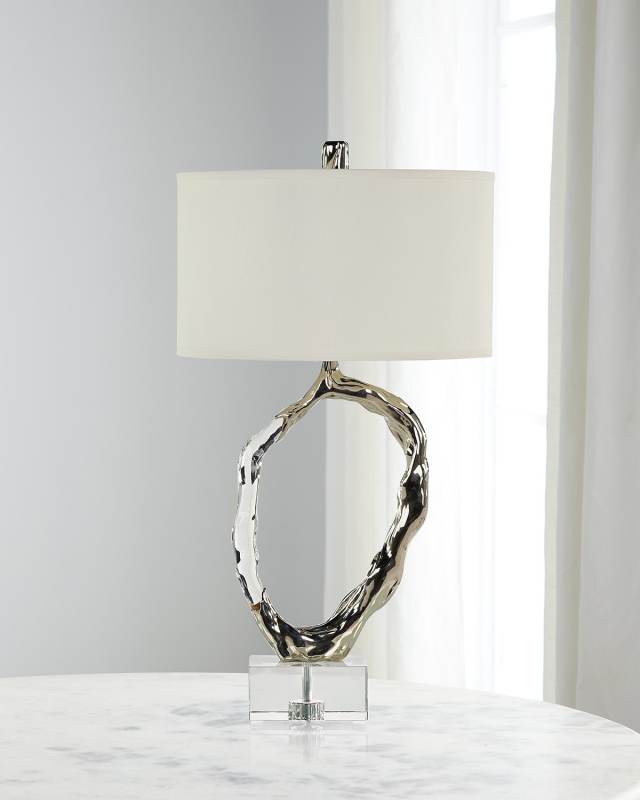 Metallic Ice 32.5" Table Lamp